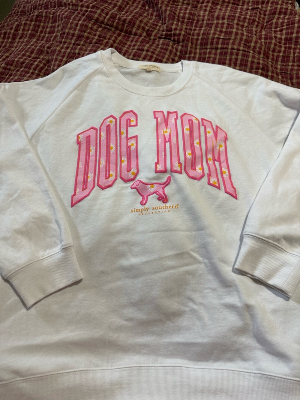 Simply Southern White Crewneck Sweatshirt with Tag